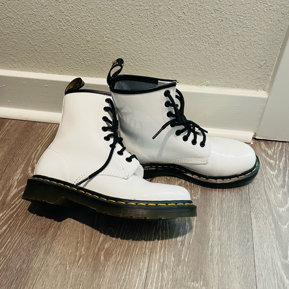 Dr. Marten 1460 White Boots